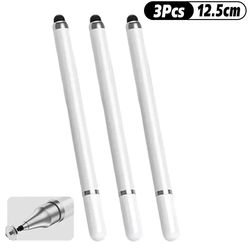 2IN1 Universal Stylus Pen High Sensitivity Tablet Drawing Capacitive Touch Pen for Samsung Iphone Cellphone Tablet Screen Pencil