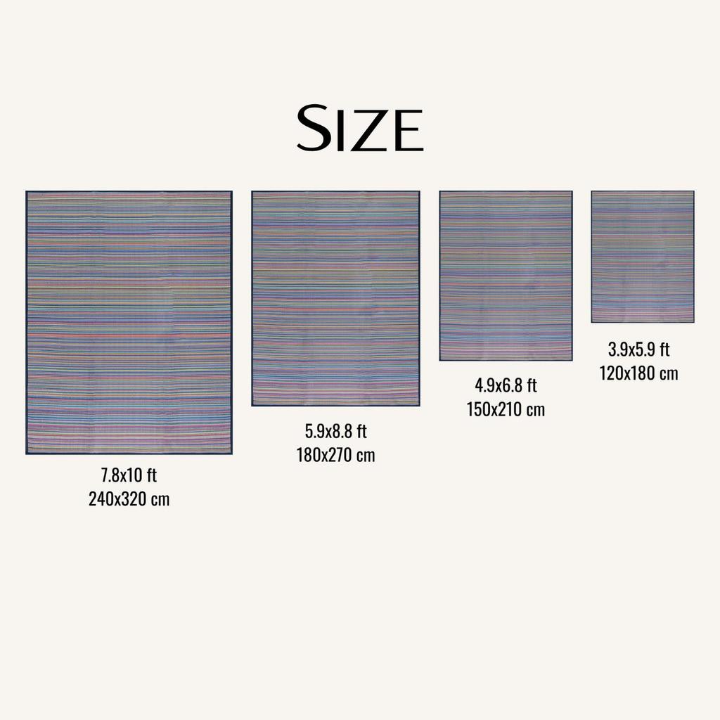 Outdoor Plastic Straw Rug, Large Outdoor Plastic Rug, Reversible Mat, Carpet for Patio, Camping Mat, Outside Carpet, Garden Plastic Carpet