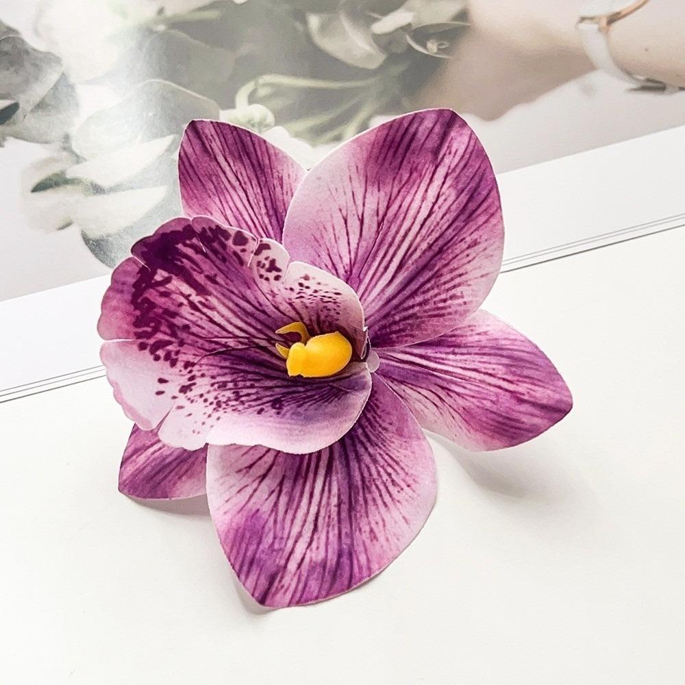 Artificial Magnolia Hair Barrettes Hawaiian Hearwear Flower Hair Clips Beach Party Hawaiian 2