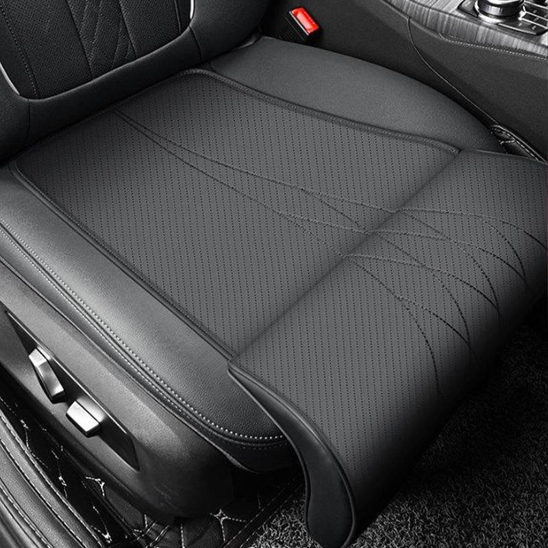 Driver Leg Support Pillow Extension Pad Leather Car Seat Extender Cushion Memory Foam Auto Seat Knee Pads For Driver Leg Support