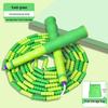 Adjustable Bamboo Jump Rope for All Ages - Speed, Beginners, Comfortable Grip, Soft Beads