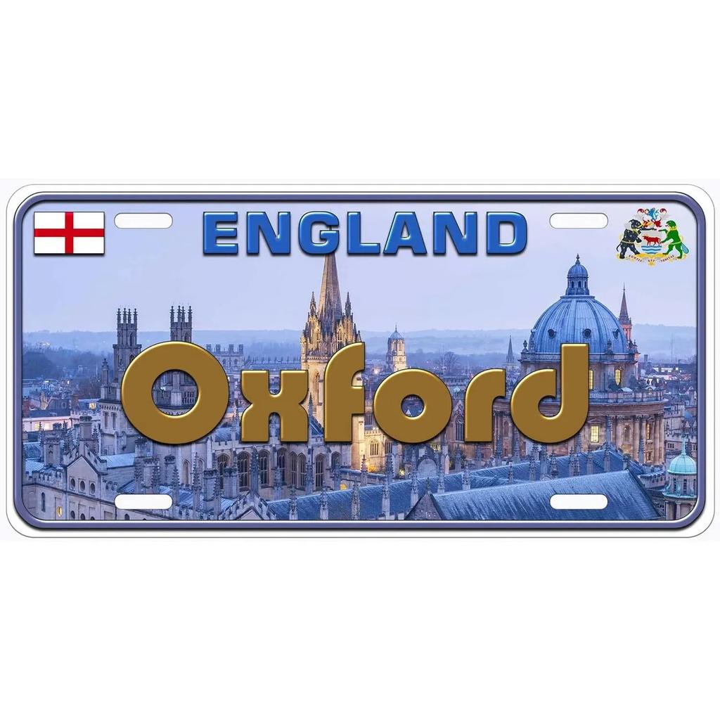 Mfoever Vintage Paris License Plate Munich Madrid Moscow City Front Vanity Tag Decoration for Garage Club Man Cave Bar Cafe