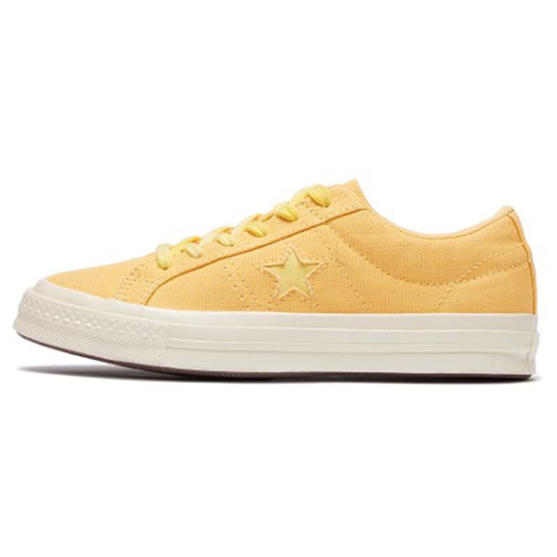 

Converse One Star Series Classic Versatile Low-Top Canvas Shoes Unisex Cream Yellow 36.5