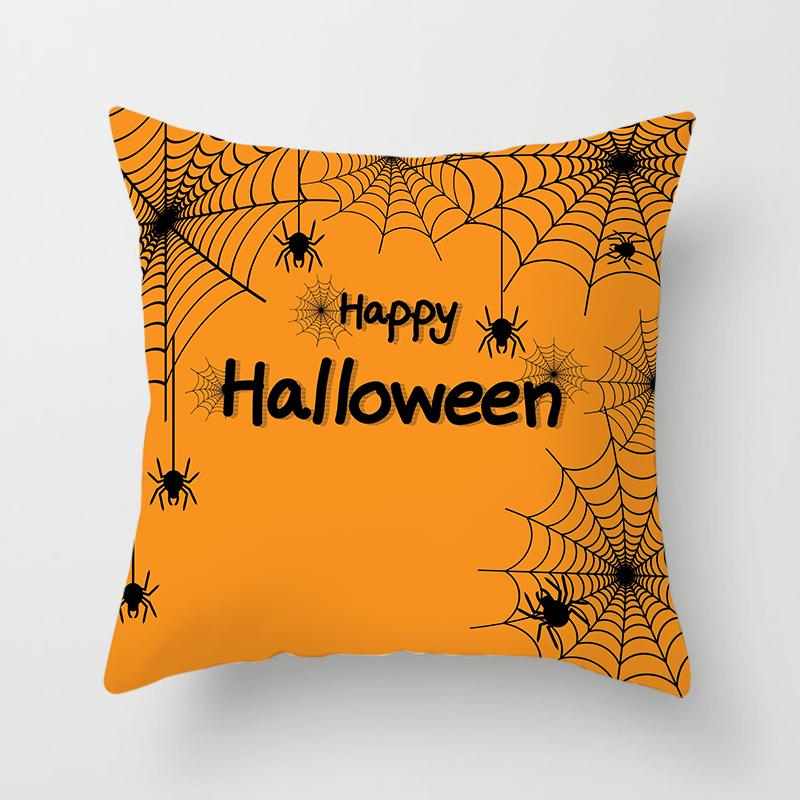 Buchstaben Wurfkissenbezug Halloween-Thema    Sofa Stuhl Bett Kissen  Heimdeko