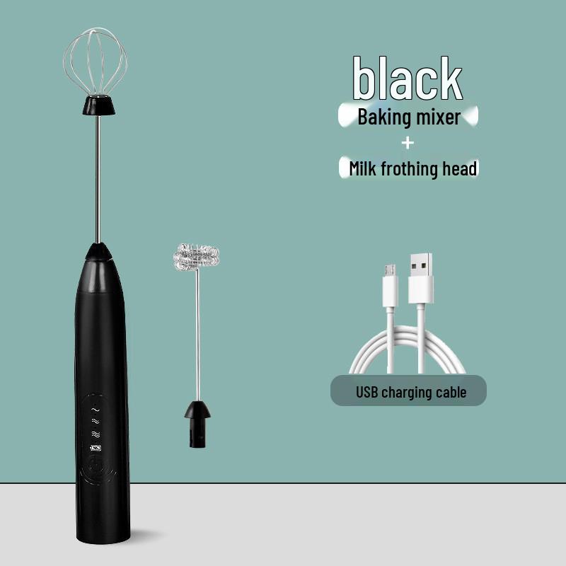 Rechargeable Handheld Electric Milk Frother & Egg Beater