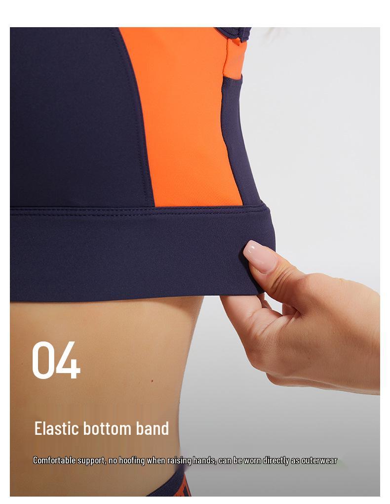 Women's Quick-Dry Breathable Lycra Sports Bra - Plus Size