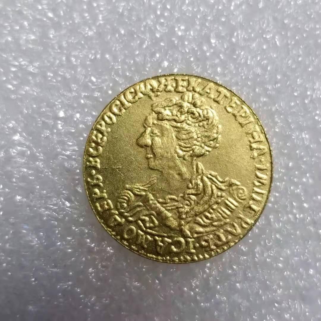 Antique Craft 1726 Russian Brass Commemorative Coin #1768 Brass