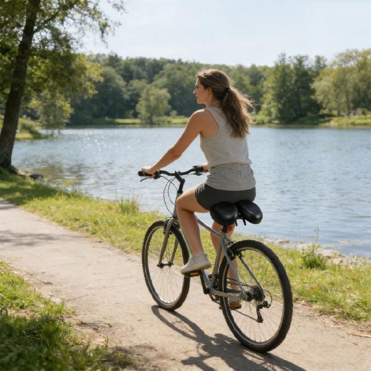 Innovative Bike With Flexible Base And Breathable Cover For Smooth Pedaling