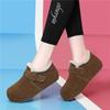 New casual fashion versatile one-pedal Boken shoes women's winter velvet thickened warm cotton shoes