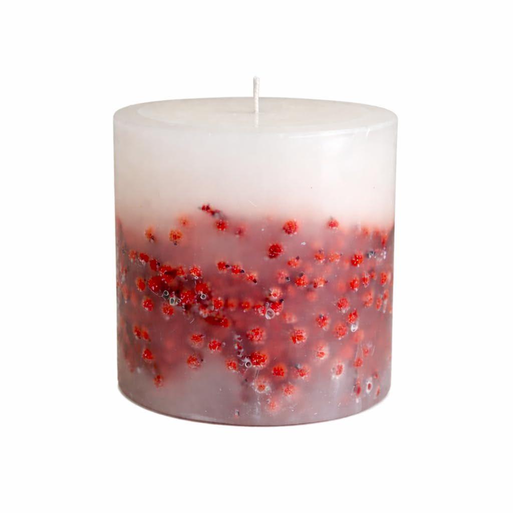 Berry Blush Botanical Candle, 70 Hour Burn Time | | Handcrafted with Natural Botanicals