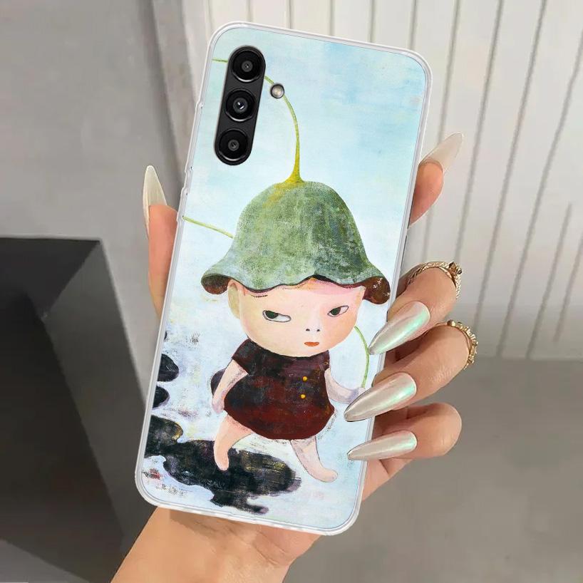 Y-Yoshitomo Nara Phone Case for Samsung Galaxy A17 A16 A37 A26 A36 A57 A56 A15 A25 A35 A55 A14 A24 A34 A54 A13 A23 A33 A53 Galax