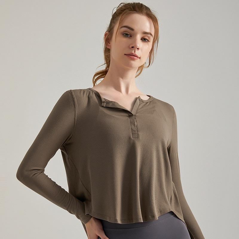 

Бег Фитнес Верхняя одежда Йога Cover-Up Толстовка Женская 2XL шоколадный коричневый