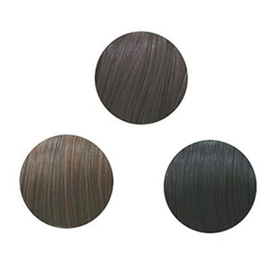 Women Tilted Frisette Short Black Straight Hair Extension Party Cosplay Wig