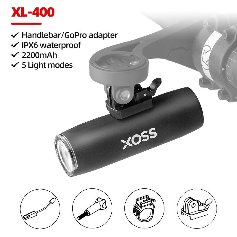XOSS 200-3000 Lm Φως Ποδηλάτου XL1200 Φανάρι Κεφαλής Αδιάβροχο Επαναφορτιζόμενο Μπροστινό Φως Φανάρι Ποδηλάτου Αλουμινένιο Εξαιρετικά Ελαφρύ Φακός