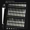Professional Multifunctional Tool Kit 58Pieces Screwdriver with Nonslip Grip for Home Maintenance Jewelry Watch Repair
