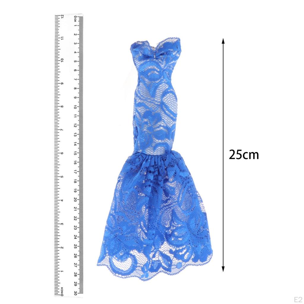 Mermaid Doll Ensemble with Tailored Dress for Home Display