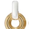 Tory Burch Doornocker Brand Logo Brass Earrings Women earrings Gold 164604700
