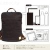 [creare Kiki] Men's Backpack, Small, Slim, Lightweight, Made in Japan, Okayama Denim, Thin Gusset, Toyooka Bag, Father's Day, Birthday Gift, Dom-004
