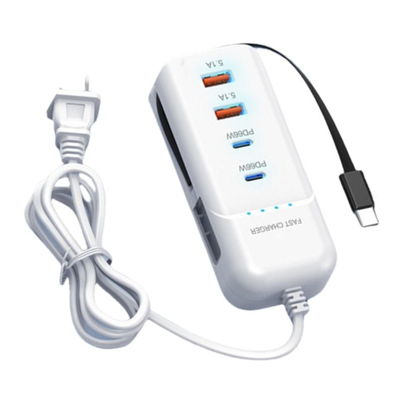

Multiple Port Power Strips with PD Fast Charging and 2 USB Port for Simultaneous Device Charging for Travel and Home Use
