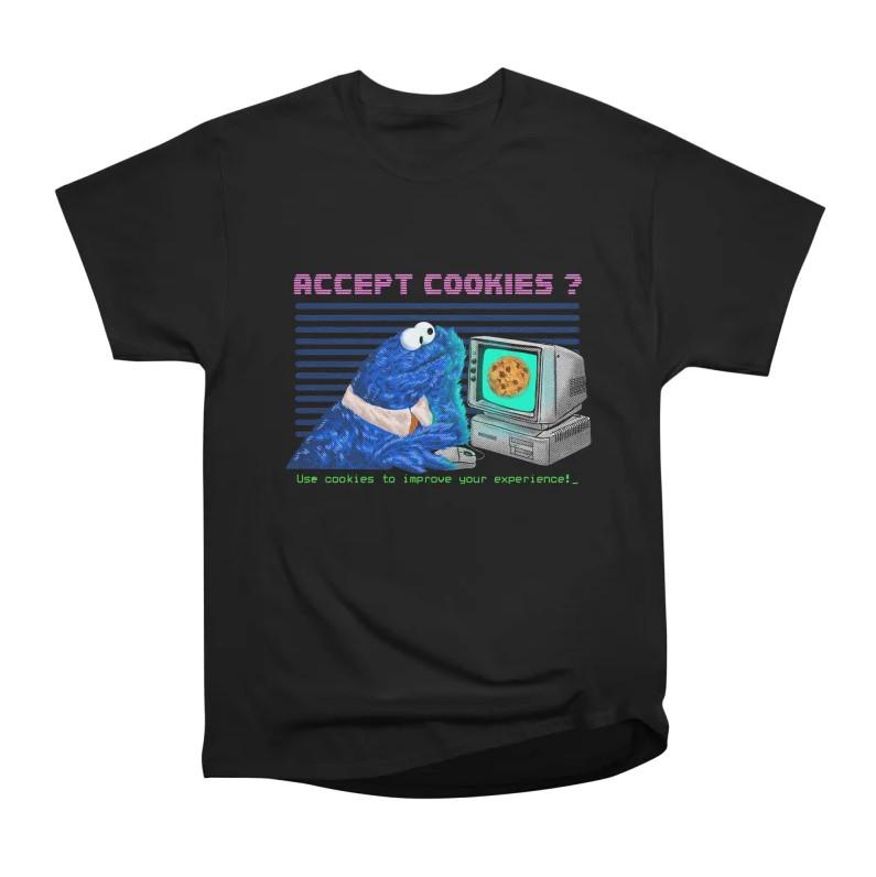 

Accept Cookies Graphic Funny Cute Unisex T-shirt S-5XL Unisex T-Shirt XXXXL