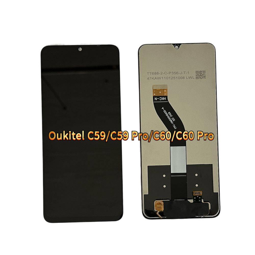 Pantalla LCD y digitalizador de montaje completo para Oukitel C59 C59 Pro C60 C60 Pro
