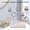 Earring Display Stand for Selling Stylish Necklace Bracelet Pendant Organizer Handmade 3 Tiers Jewelry Storage Rack