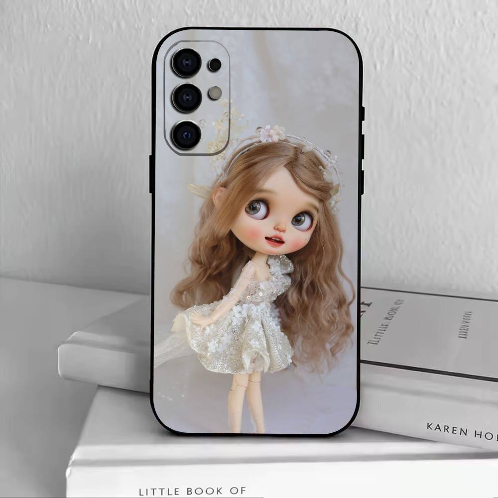 Cute Blythe Doll-D  Phone Case Black Silicone Soft For Samsung S25,S24,S21,S22,S23,S30,Ultra,S20,Plus,Fe,Lite