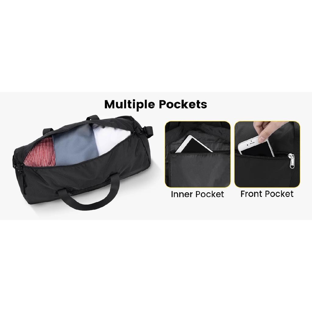 Vorspack Duffel Bag 20-24-28 Inches Foldable Gym Bag for Men Women Duffle Bag Lightweight with Inner Pocket for Travel Sports