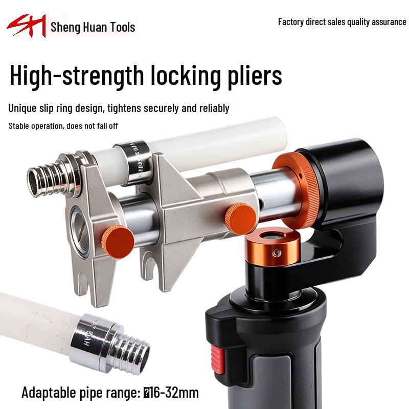 Hydraulic Geothermal Pipe Crimping Pliers for Underfloor Heating Installation