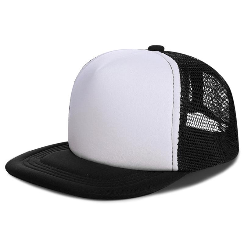 Simple New Flat Brimmed Hat Fashionable Street Pop Skateboarding Hip Hop Hat Daily Leisure Sunshade Baseball Hat Mesh Hat