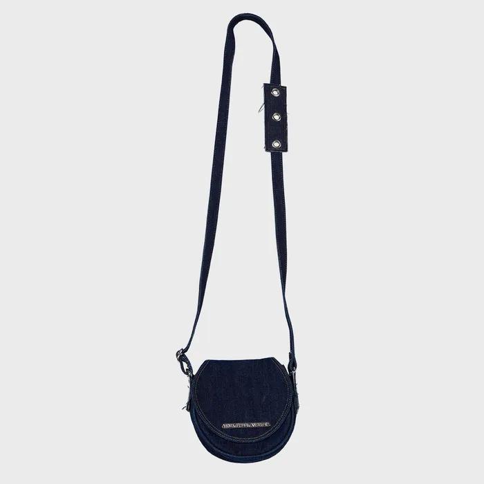 WASHED DENIM MINIBAG (DARK NAVY)
