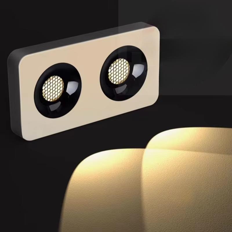 Fashionable ultra-thin 3.5CM surface mounted anti glare full spectrum COB tube lamp, home living room hallway, no opening