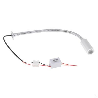 12 Mounted Reading Light Flexible Gooseneck LED