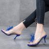 Pearl With Heel Slides Casual Shoes Wholesale H Sandal Summer 2026 New Style Original Women's Slippers and Ladies Sandals
