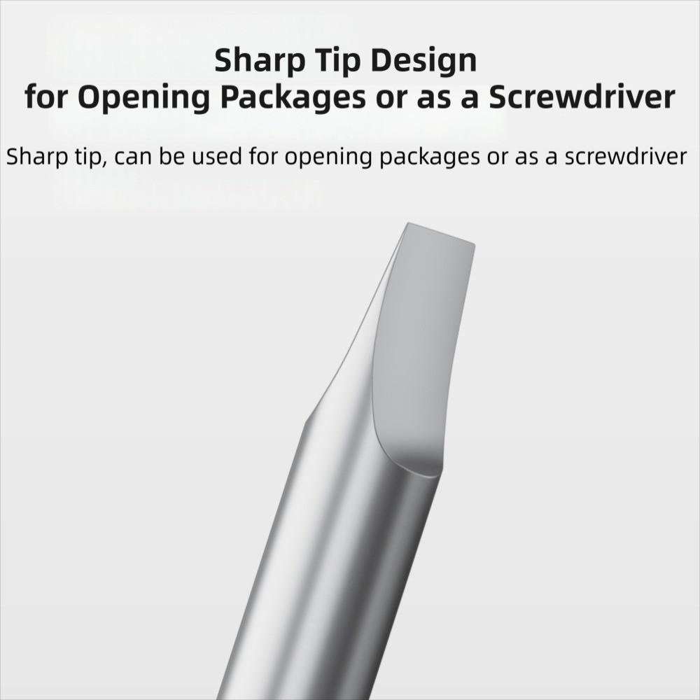 2 In 1 Package Opener Keychain Reset Needle High Quality Parcel Unboxing File  Maintenance Use