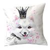 Painted Dog Creative Plush Cushion Pillowcase Office Waist Pillowcase Home Textile