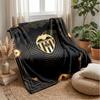 Valencia FC Soft Flannel Fleece Blanket Lightweight Cozy Warm Throw Blanket For Sofa Bed Home Decor