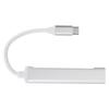 4Port USB 3.0 Hub MultiFunction Type C Splitter Extender Dock Adapter OTG PC(Silver )