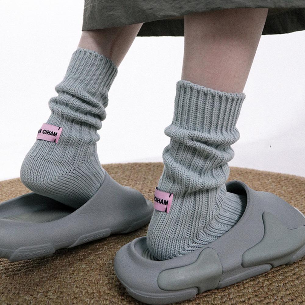 Dicke Faden Mittellange Socken Halten Warm Gestapelte Socken Koreanische Winter Warme Socken Herbst