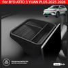 1 Für BYD ATTO3 ATTO 3 YUAN PLUS 2025 2026 Auto Armaturenbrett Ablagefach Display-Bildschirm Hintere Aufbewahrungsbox Schalen-Organizer Zubehör