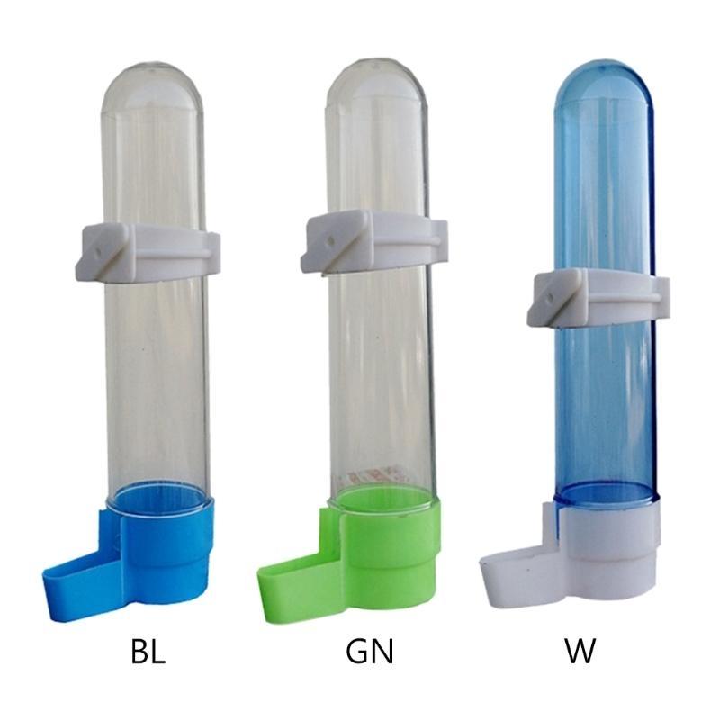 Pet Bird Plastic Auto Feeder Parrot Cockatiel Feeding Water Drinker Cup Bowl Dispenser