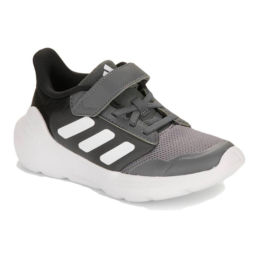 Adidas Tensaur Run 3.0 Lightweight Comfortable Slip-Resistant Durable Low-Top Running Shoes Kids Sneakers Black White IE5986
