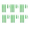 30Pcs Silicone Cable Ties Cable Management Organizers Elastic Cord Organizers Cable Holder for Home, Office, Kitchen
