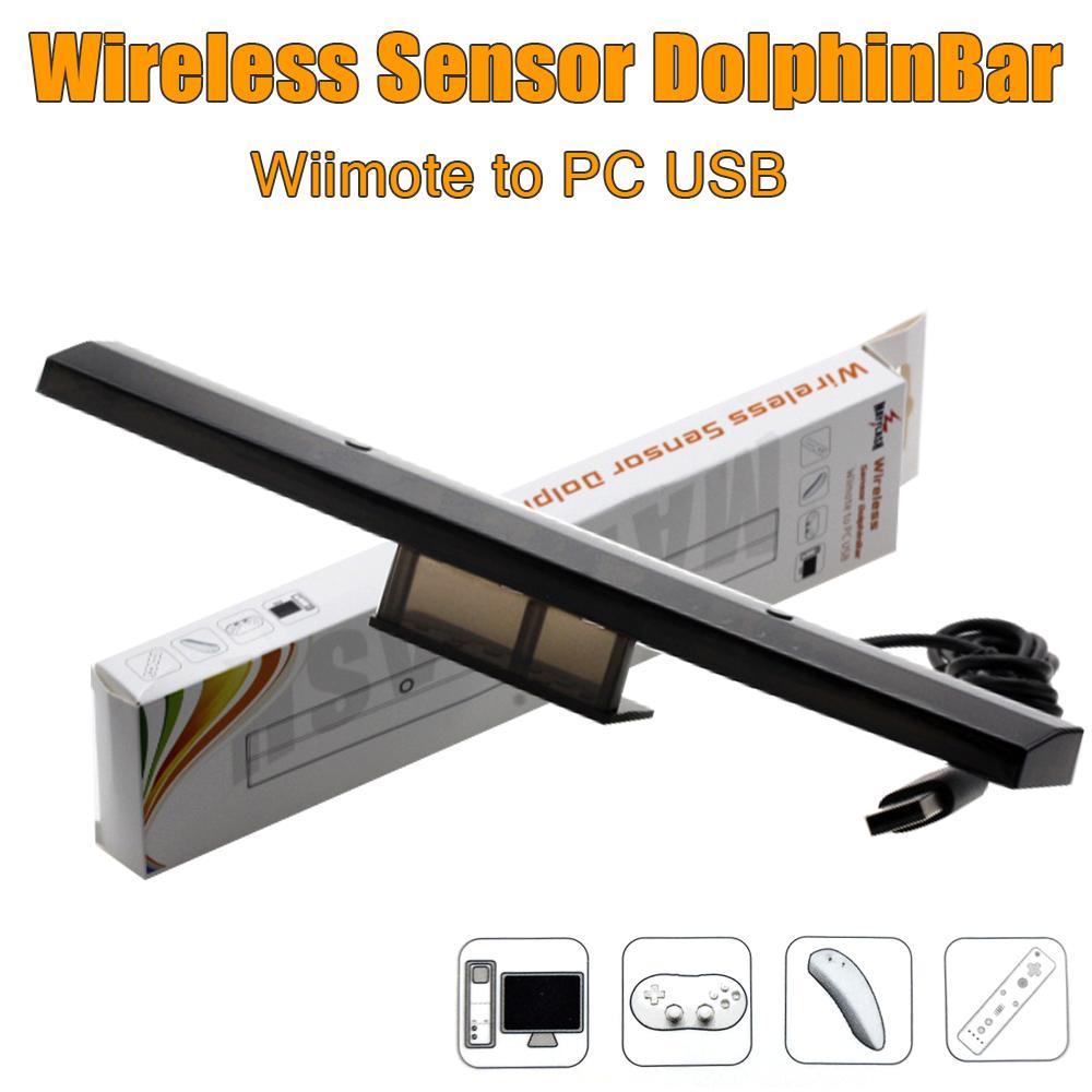 NEW MayFlash Wireless Sensor Dolphin Bar for Wii Remote Plus Controller To for Windows PC Support-Bluetooth  for Wii Kids Games