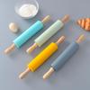 Mini Antihaft-Silikon-Nudelholz für Kinder - Ideal zum Ausrollen von Teig und Knödelhüllen