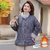 Fleece-Lined Fur Collar Casual Jacket for Women (Ages 40-50), Warm Winter Coat