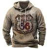 Vintage Hoodie Route 66 3d Print Hoodies Fashion Hoodies Sweatshirts Boy Women Sweats Men's Tracksuits Men Women Clothes Hoodies