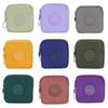 Waterproof Short Zipper Coin Purse Nylon Simple Storage Bag Portable Double-layer Wallet  Outdoor