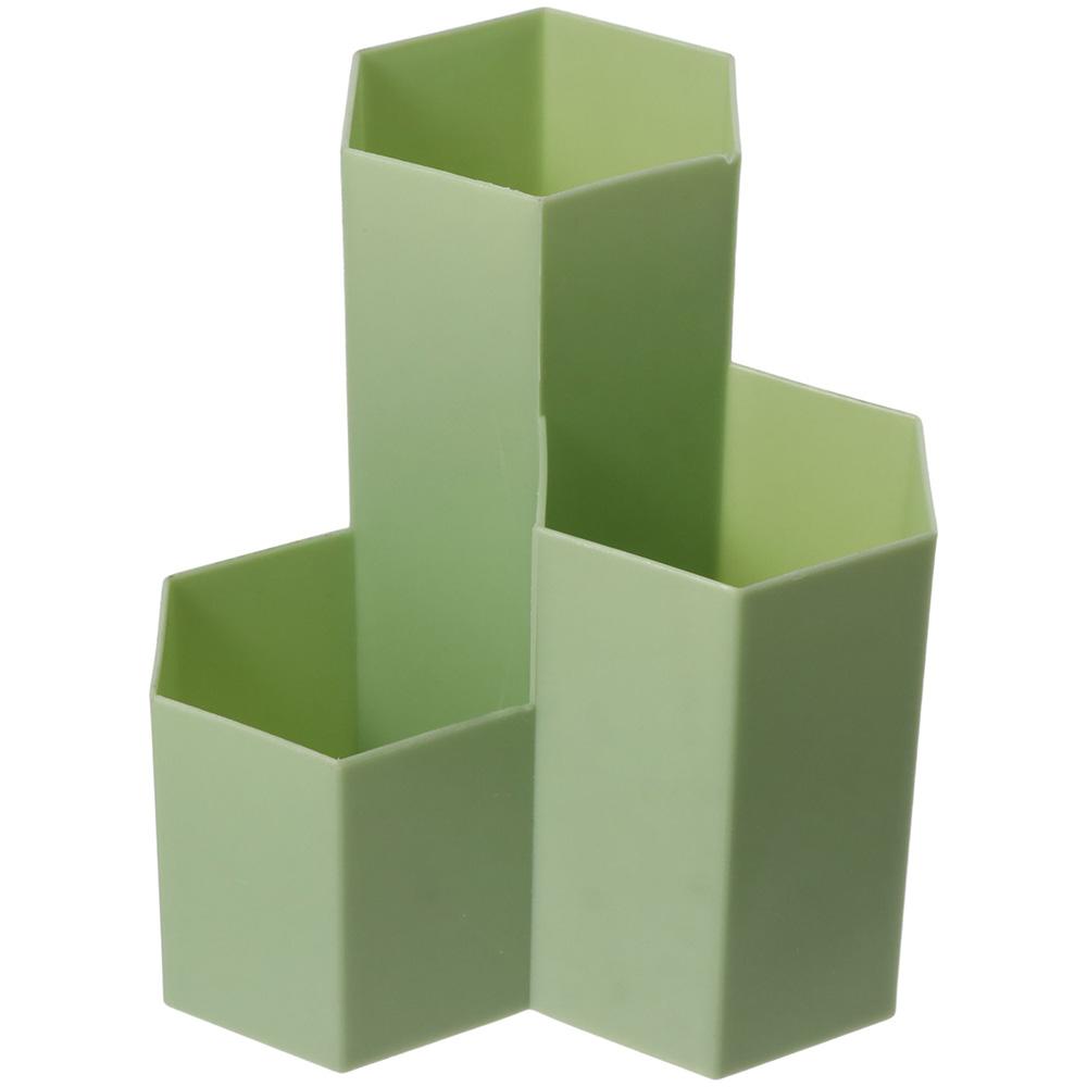 Green Desk Supplies Plastic Pencil Organizer Cute Pencil Jars  Office