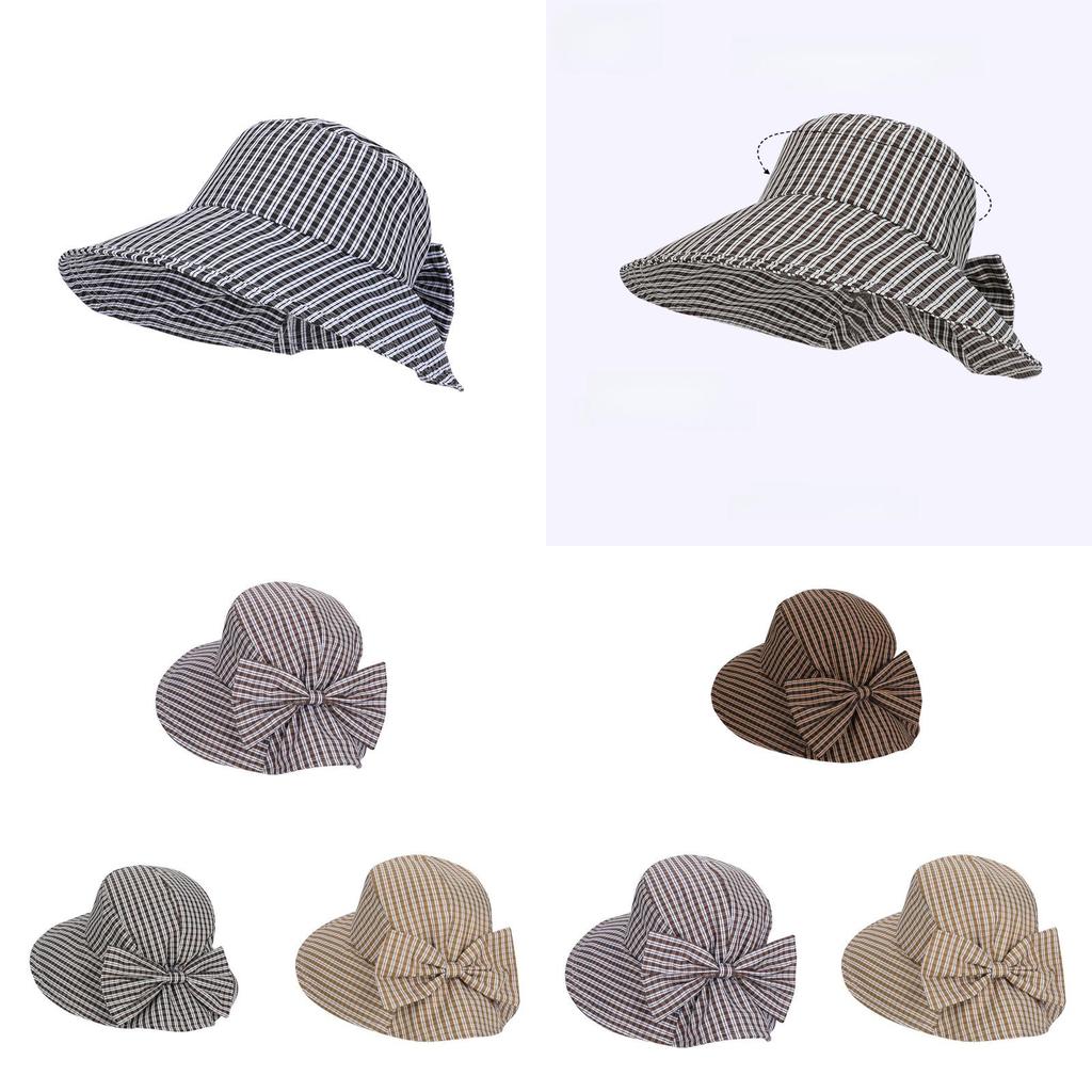 Uv Protection Flannel Ladies Cap With Wide Brim For Sun Sunshade Sunhat Summer